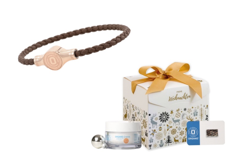 ORGANO Weihnachtsset – Click-Armband rosé