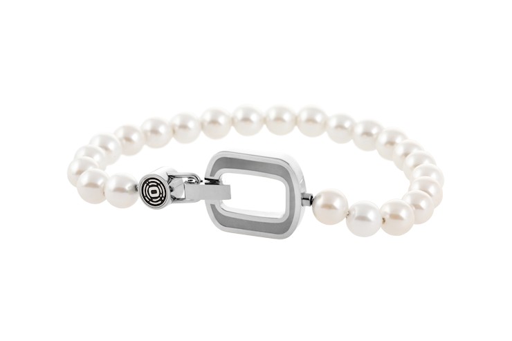 ORGANO Vital Perlen-Armband edelstahl