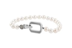 ORGANO Vital Perlen-Armband edelstahl